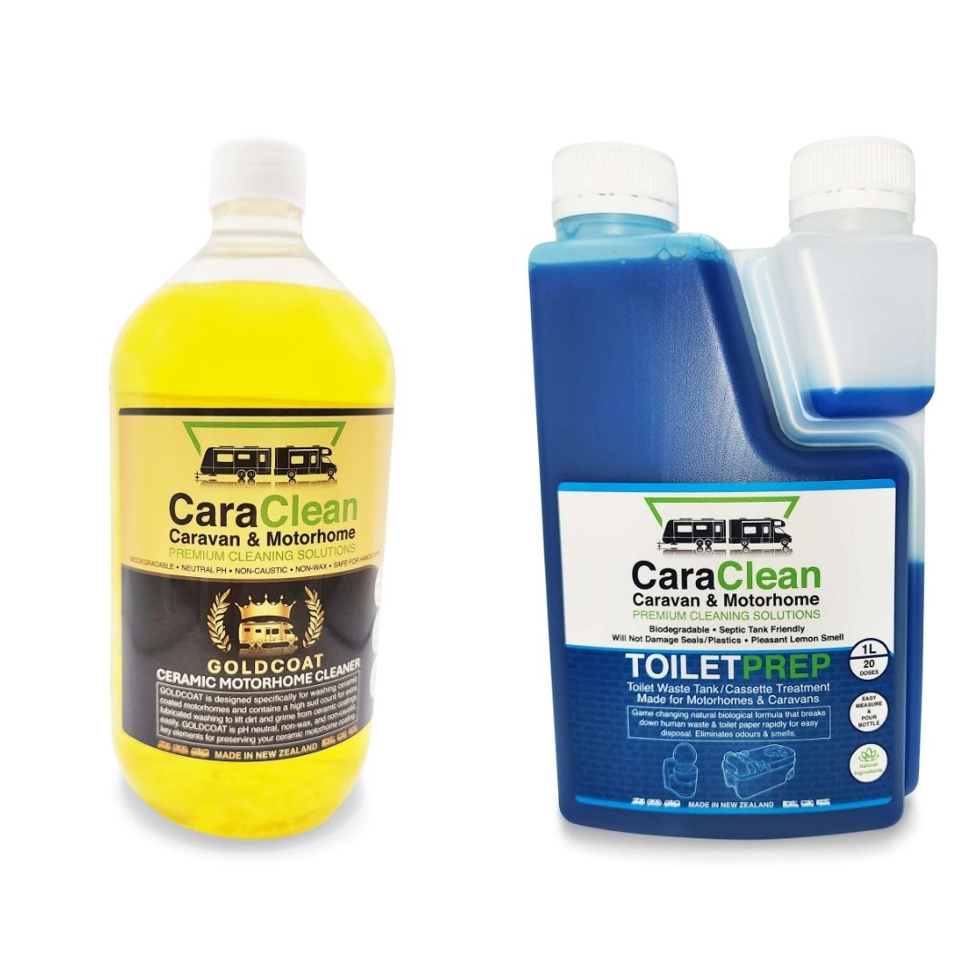 GoldCoat & ToiletPrep – The Ultimate RV Maintenance Kit – CaraCare