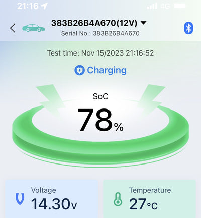 Battery Monitor (Bluetooth Directly To Your Phone)